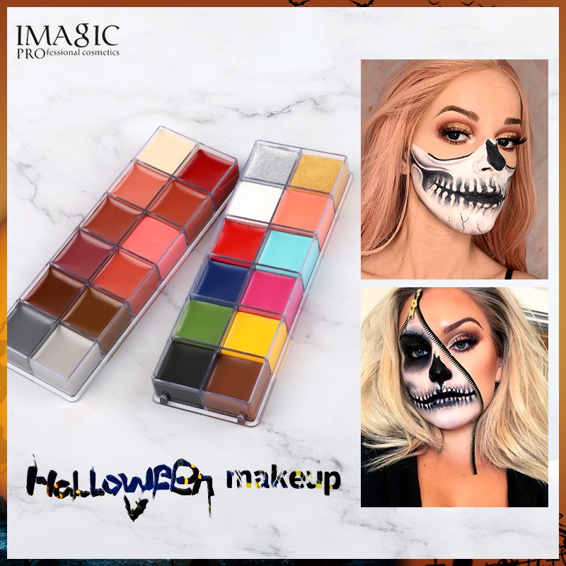 

[Bayar Di Tempat]IMAGIC Cat Minyak Face / Body Oil Painting untuk Pesta Halloween