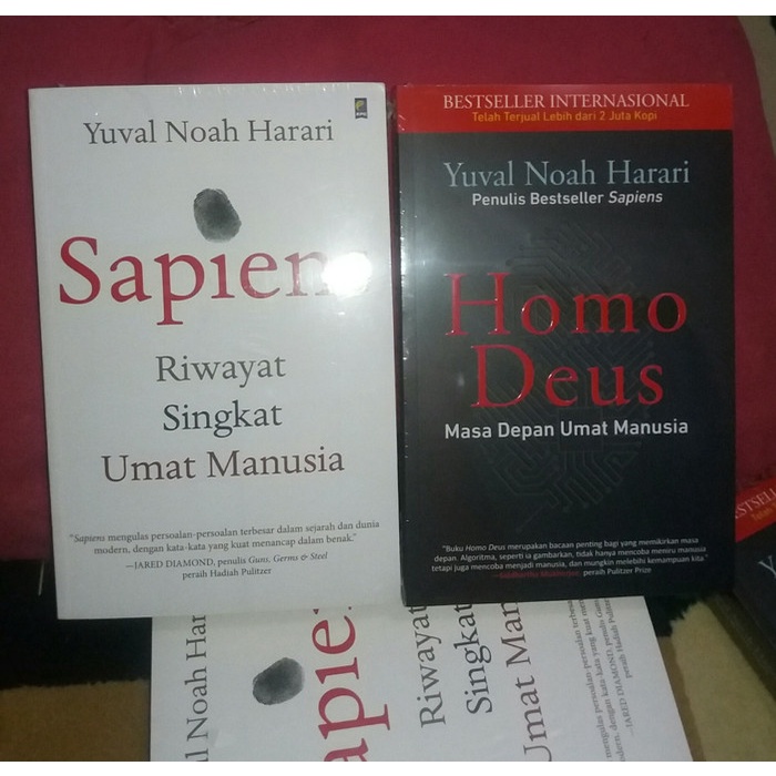 

❤BISA COD❤ Paket 2 Buku Sapiens Dan Homo Deus Yuval Noah Harari