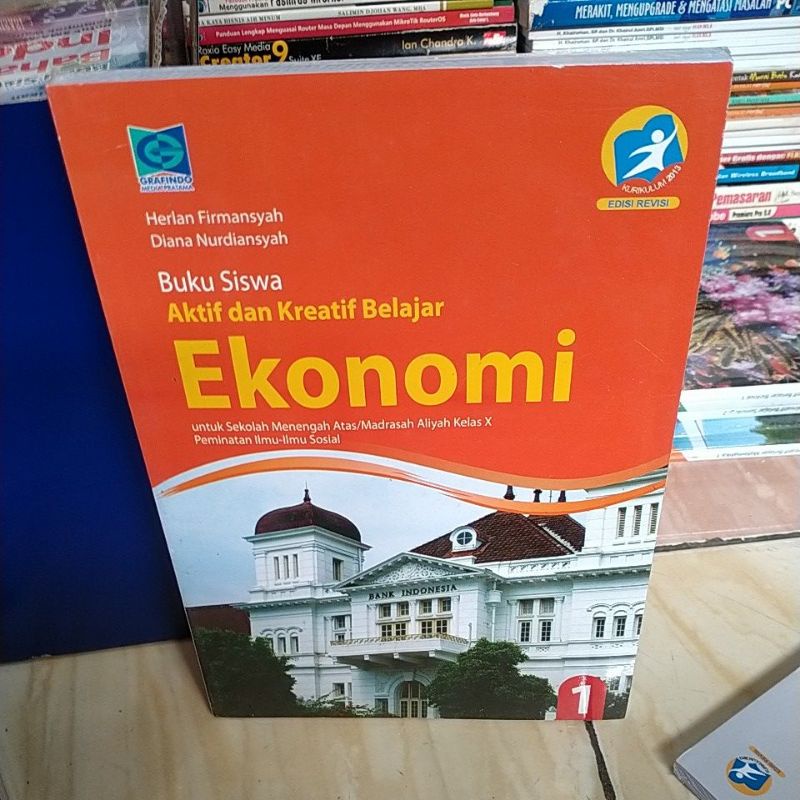 buku siswa aktif dan kreatif belajar ekonomi untuk SMA kelas 10 grafindo edisi revisi