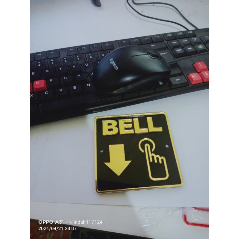 TANDA PETUNJUK BELLLLLLLL / custom Bell Rumah