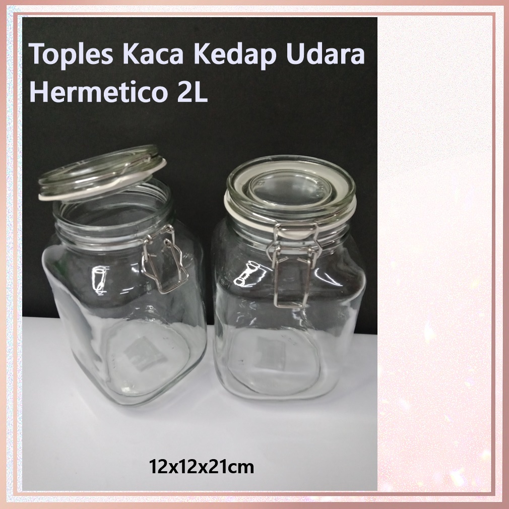 Toples Kedap Udara Hermetico Kedaung 2L