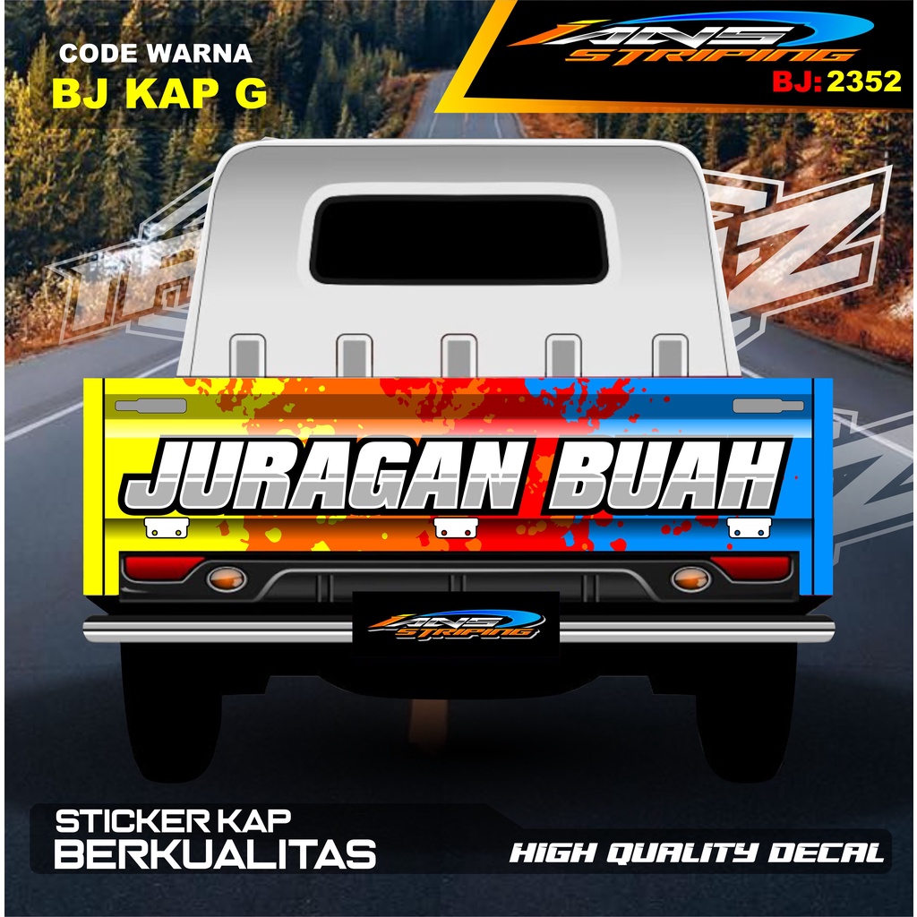 STIKER DECAL BAK BELAKANG GRANMAX / STICKER VARIASI GRANMAX PICK UP / DECAL STIKER CARRY PICK UP / STIKER VARIASI PICK UP L300