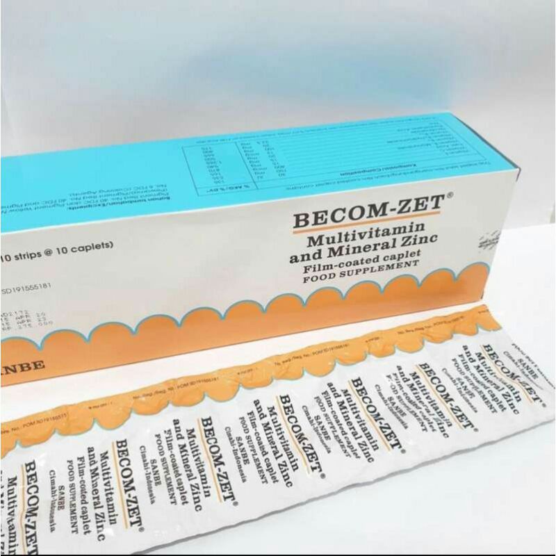 BECOM ZET 1 BOX ISI 100 TABLET