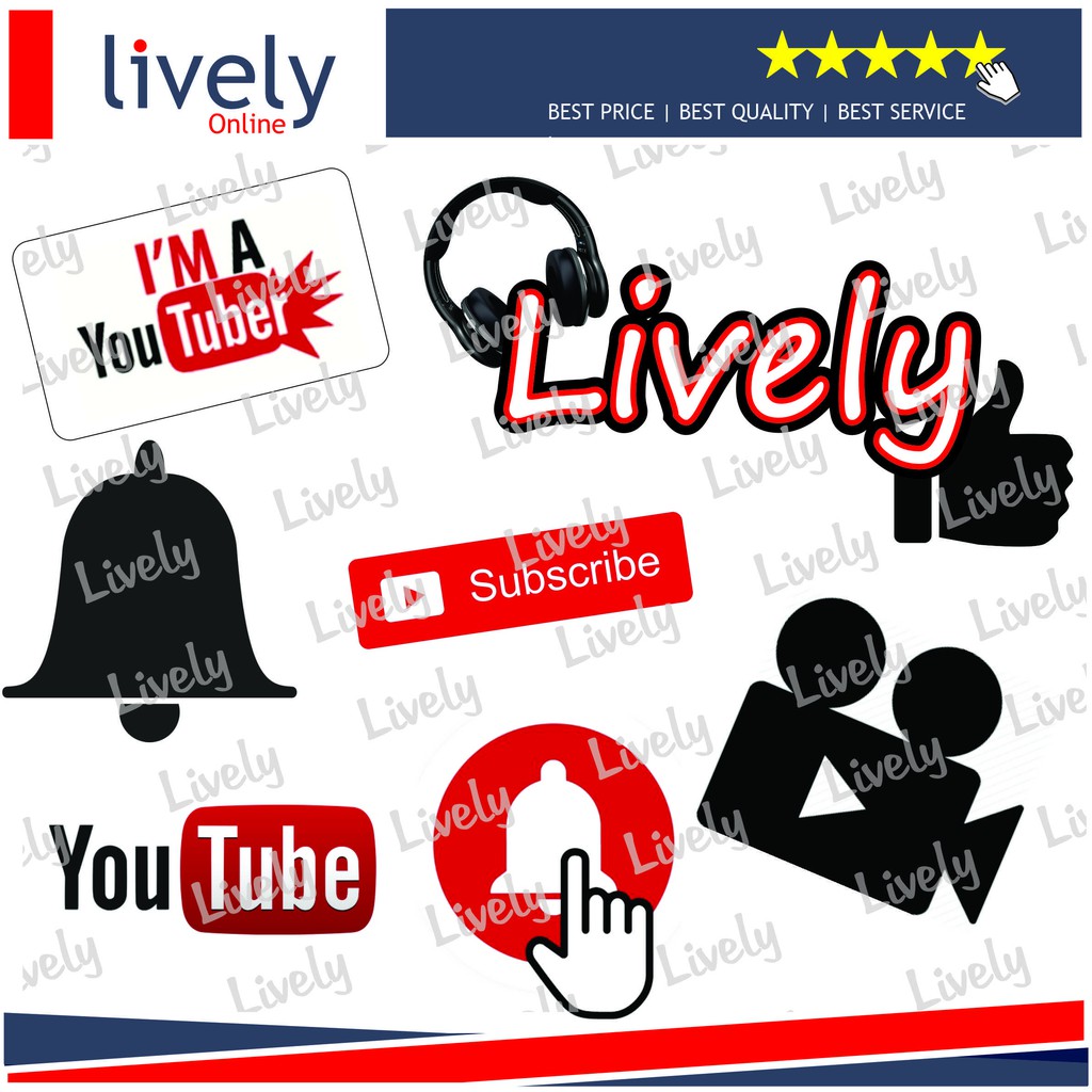 CAKE TOPPER KARAKTER HIASAN KUE HBD HAPPY BIRTHDAY CUSTOM NAMA YOUTUBE 02 set