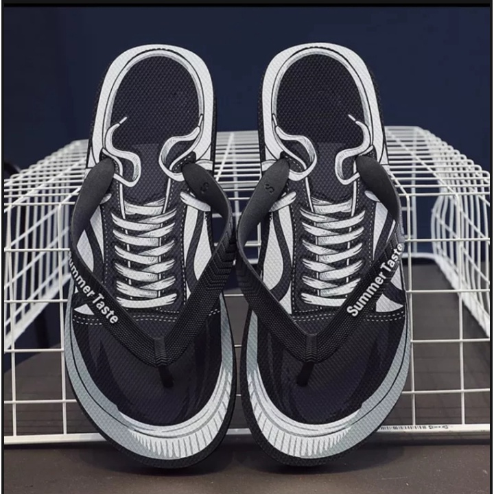 Sandal Jepit Pria Trandy Motif Sepatu Terbaru