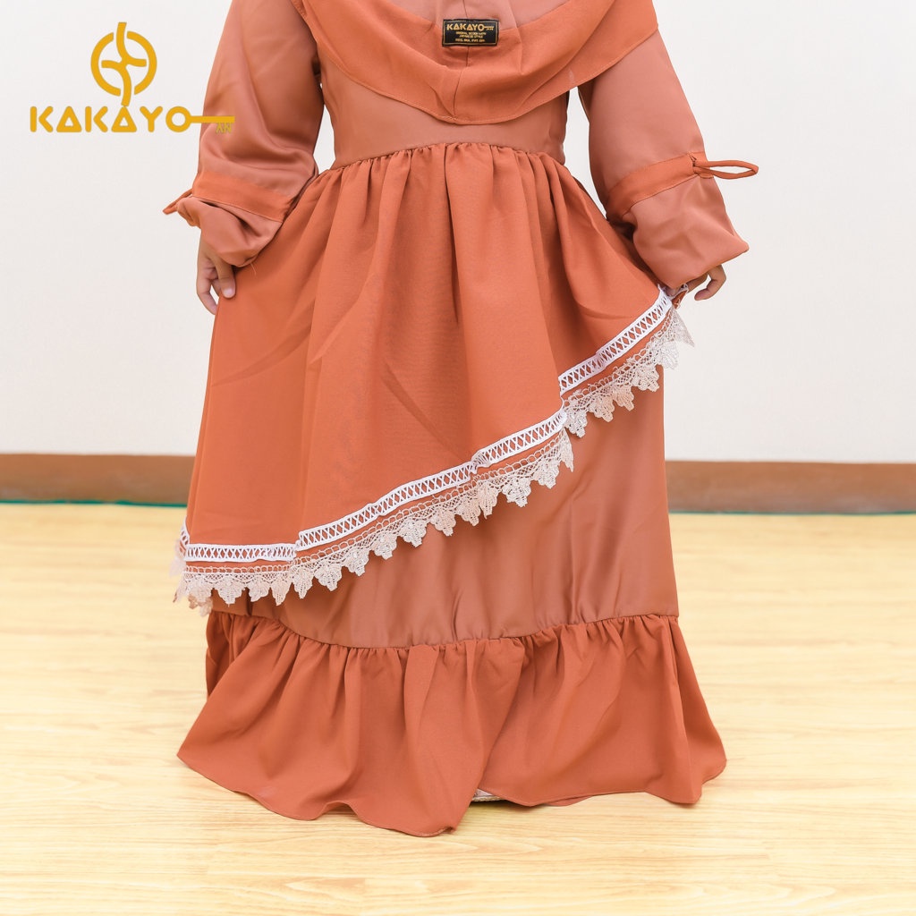 Gamis Anak/Gamis Muslim Anak/Gamis Anak Perempuan/Gamis Muslim Anak Perempuan/Gamis Kakayo