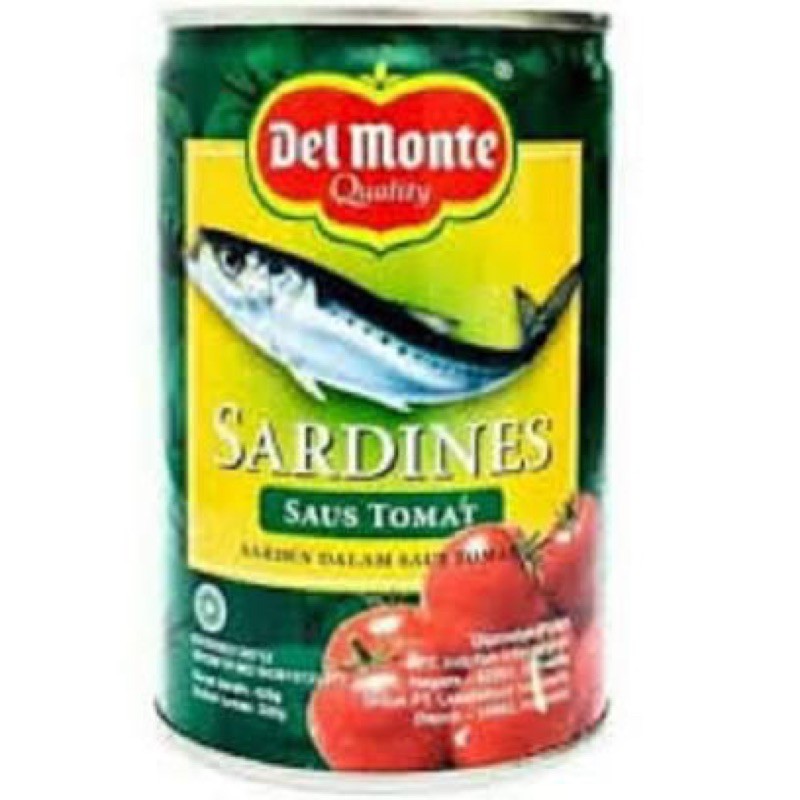 

Sarden Delmonte Saus Tomat, Saus Cabe Kaleng Besar 425gr