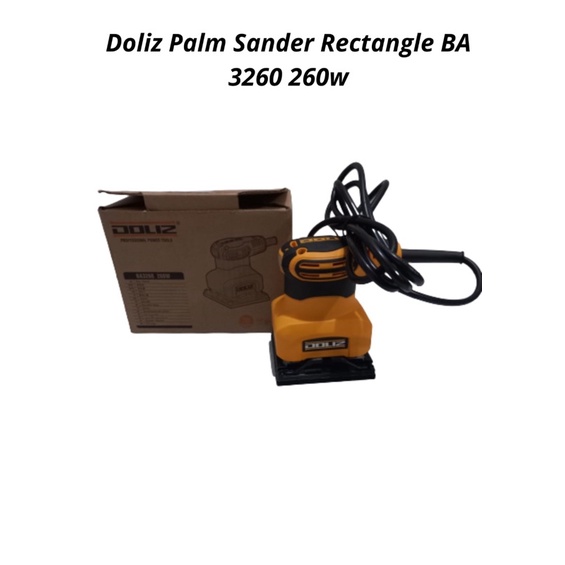 Mesin AMPLAS KOTAK DOLIZ BA3260 / Palm Sander Rectangle DOLIZ BA3260