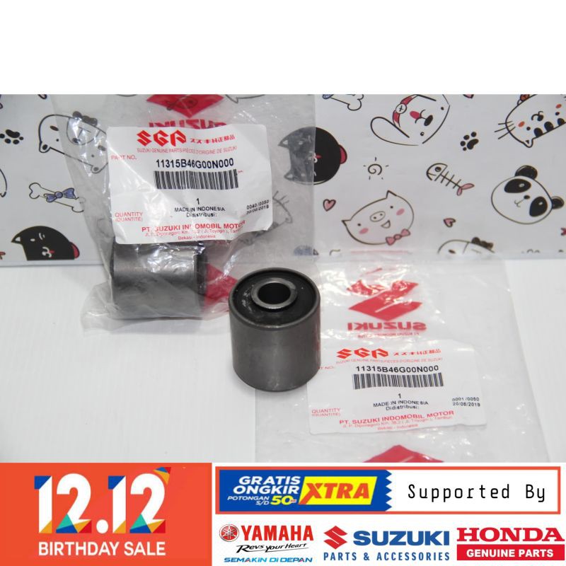 DIJAMIN ASLI BOSH MESIN ENGINE MOUNTING SUZUKI SPIN 11315B46G00N000 ORIGINAL BERKUALITAS