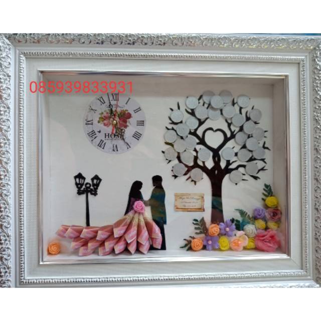 Mahar pernikahan murah pohon koi  siluet