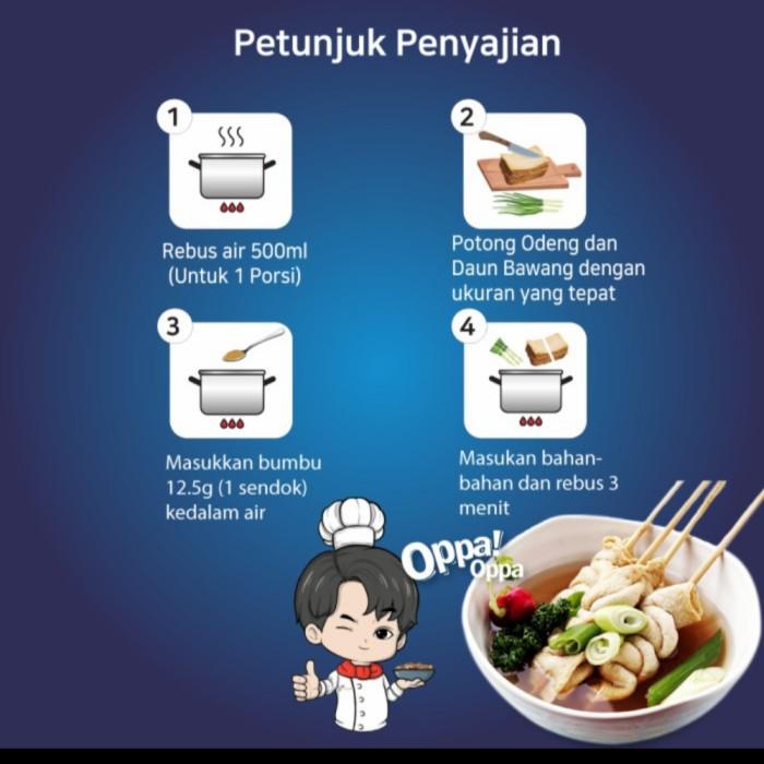 

500G BUMBU KUAH ODENG / ODEN / FISH CAKE SOUP KOREA - 500 GRAM