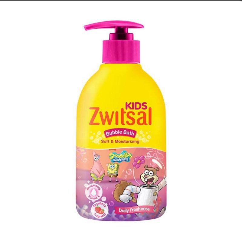 Zwitsal kids bubble bath soft &amp; moisturizing ; clean &amp; fresh 280 ml