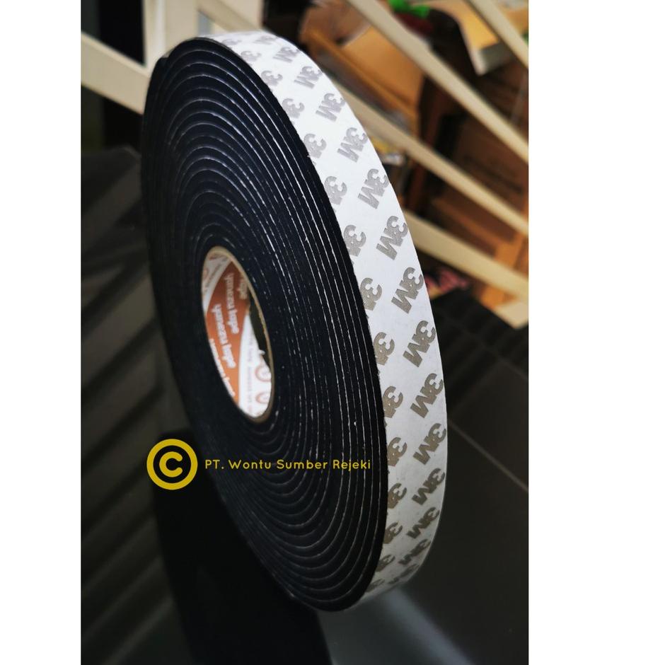 

Borong Terkini Single tape 3M hitam Uk. 24mm x 5 meter tebal 5mm