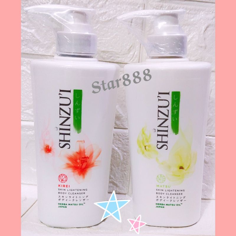 Shinzui Skin Lightening Body Cleanser 500 ml pump