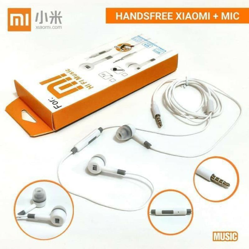 Super Bass Earphone / Headset / Handsfree Xiaomi MI 2 (Earphone headset headphone hf) / MI2