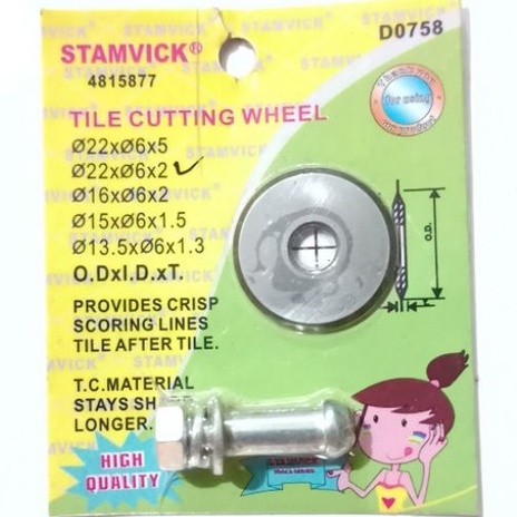 MATA POTONG KERAMIK /MATA PISAU POTONG KERAMIK MEJA/TILE CUTTING WHEEL/Mata pisau alat potong granit