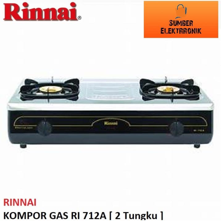 Rinnai RI 712A Kompor Gas [ 2 Tungku ]