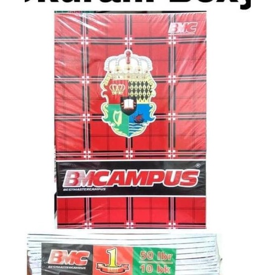 

BUKU TULIS CAMPUS 50 LEMBAR BOXY [10 BUKU]