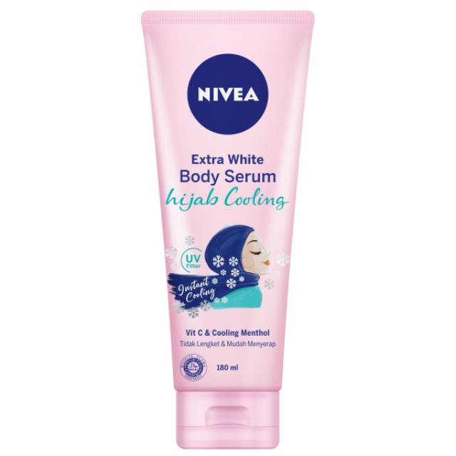 Nivea Extra White Body Serum Hijab CoolingNivea Body Serum/Nivea Body Lotion