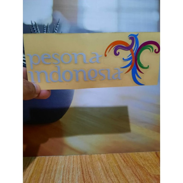 Stiker cutting pesona indonesia