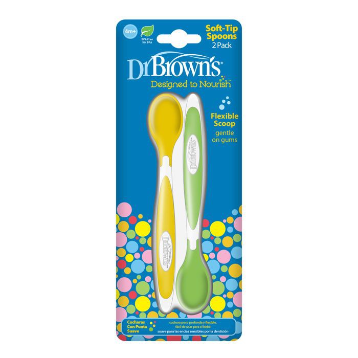 DR BROWNS SOFT TIP SPOON 2 PACK / TF011