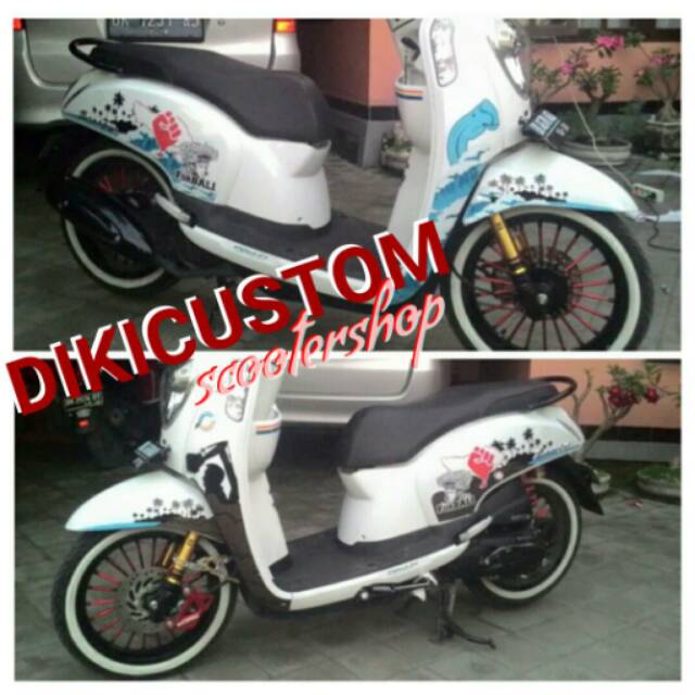 List ban  motor  scoopy  vario beat mio ukuran  14 Shopee 