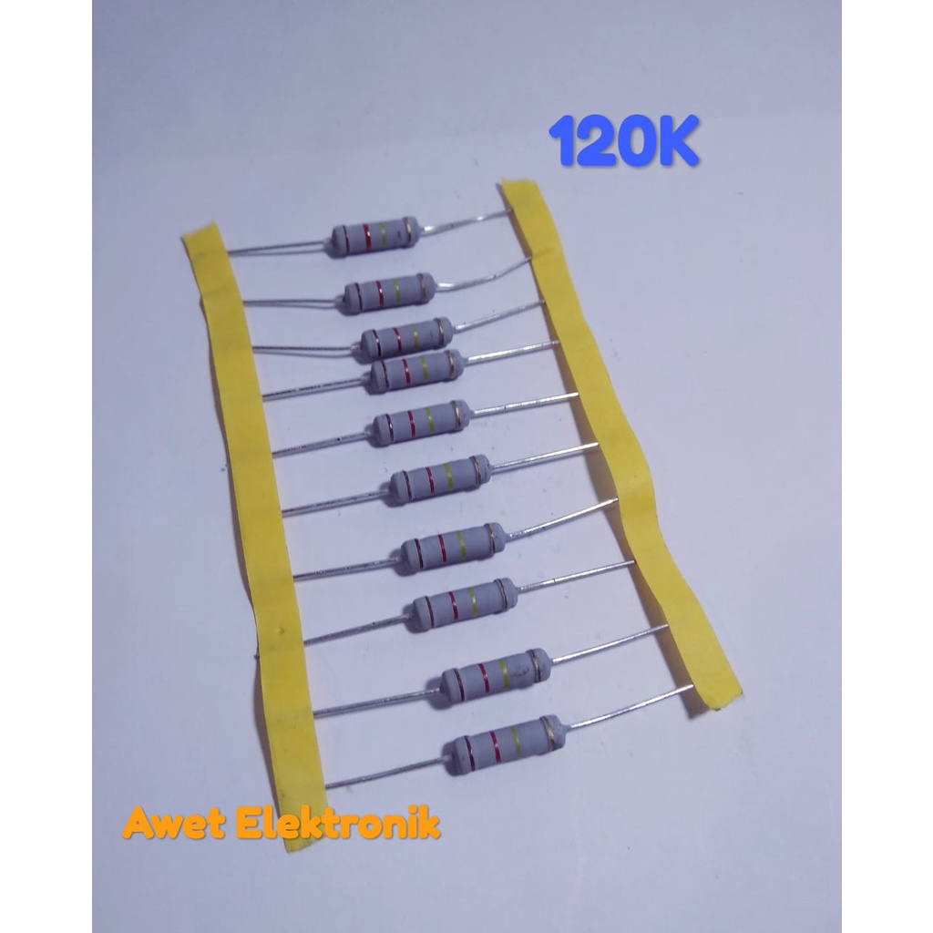 resistor 120k ohm 2 watt resistor 120k 2w resistor 120K 2W