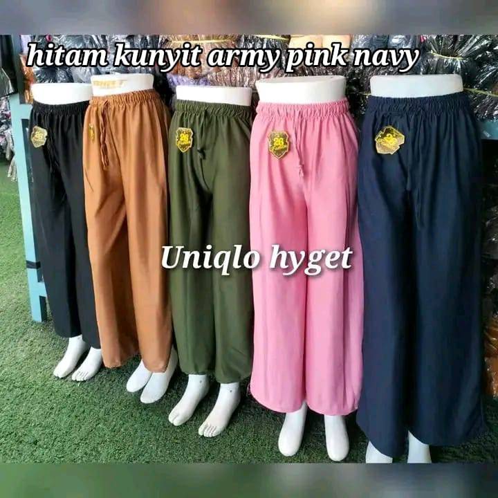 CELANA KULOT UNIQLO HYGET TALI / KULOT UNIQLO KEKINIAN / KULOT UNIQLO