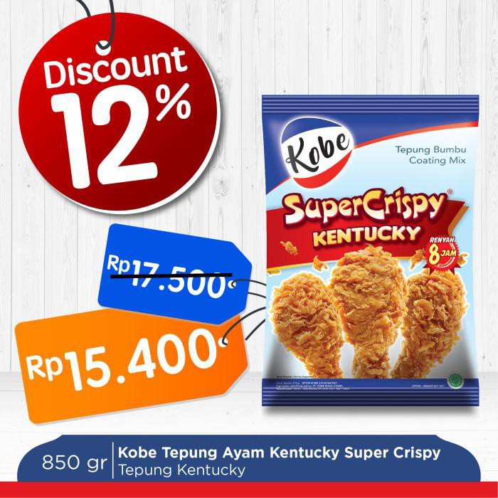 

Kobe Tepung Ayam Kentucky Super Crispy 850G