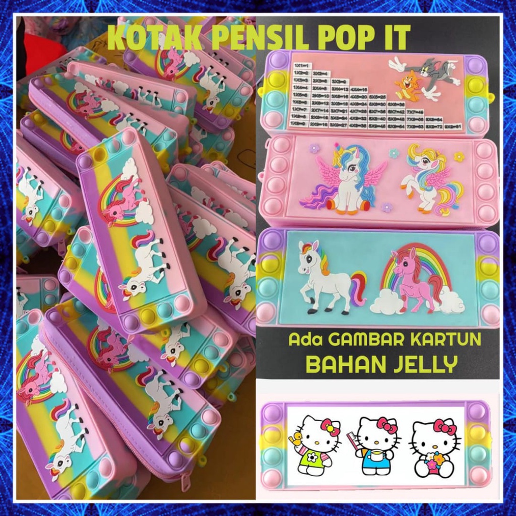

KOTAK PENSIL POP IT KOTAK PENSIL KARAKTER KARTUN TAS POP IT ANAK POP IT MAINAN ANAK POP IT KOTAK PENSIL POP IT PELANGI PERLENGKAPAN SEKOLAH DAN ALAT KANTOR