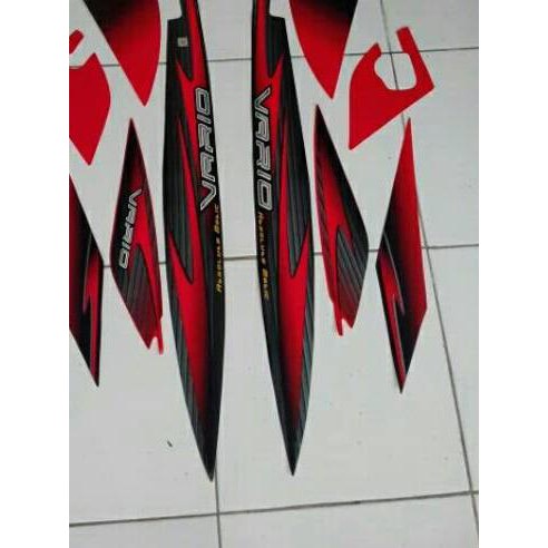 ♡ Stiker Vario 110 cw 2006/2007 merah hitam ➥