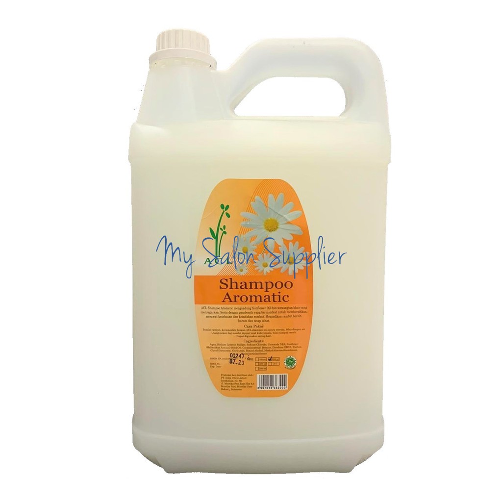 ACL Shampoo 5 Ltr / 5L Apel / Lemon / Strawberry / Green Tea / Mint / Aromatherapy