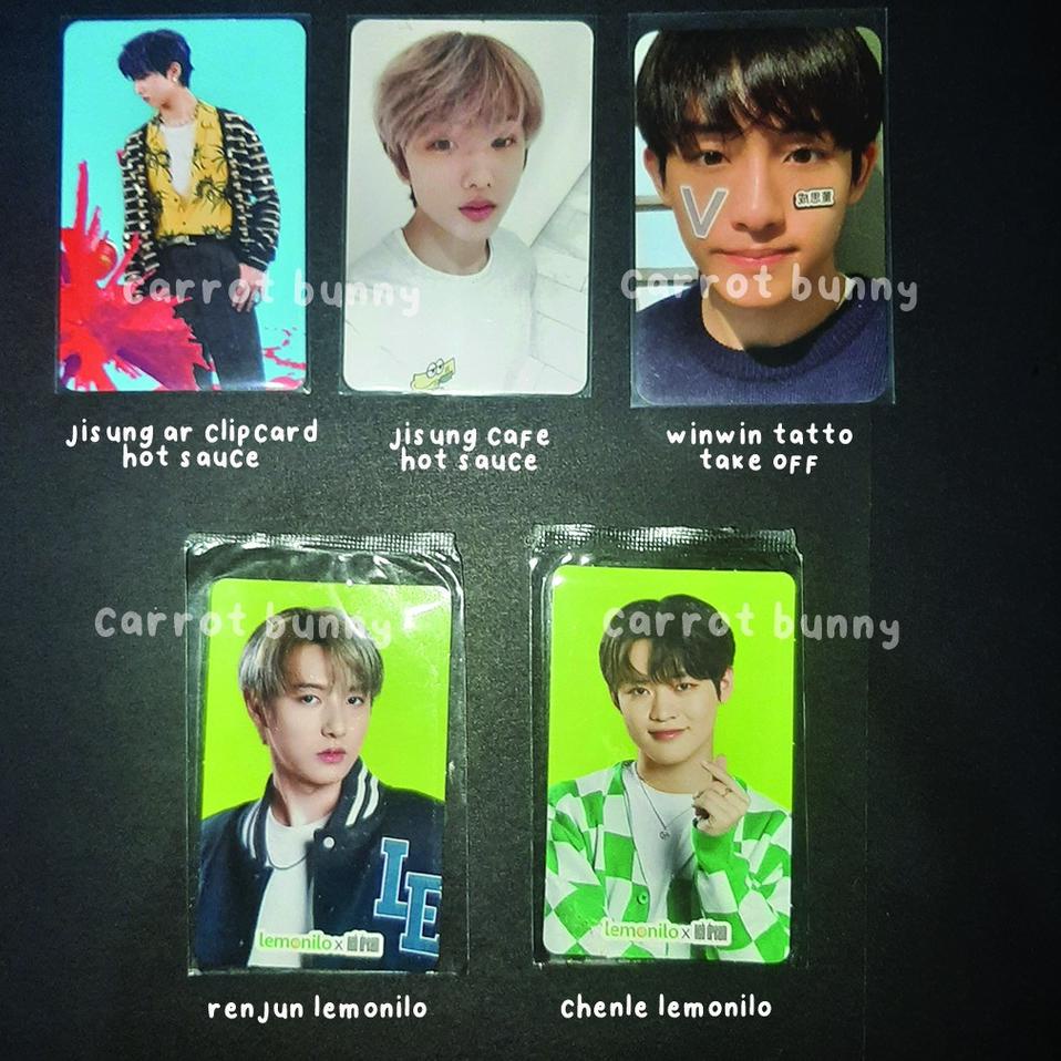 LANGSUNG ATC.. Photocard NCT Official Jaemin Haechan Renjun Mark Chenle Jisung Jeno Resonance Arriva