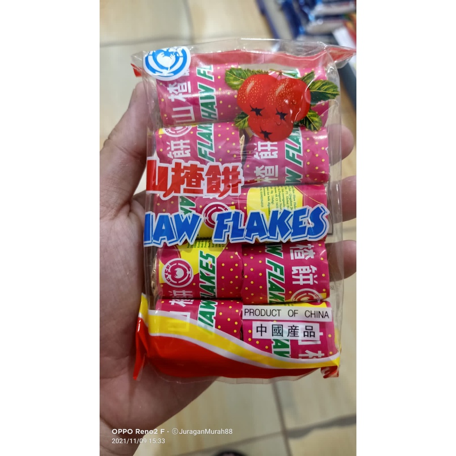 

10s Haw Flakes Kecil/ Permen Buah Sanca