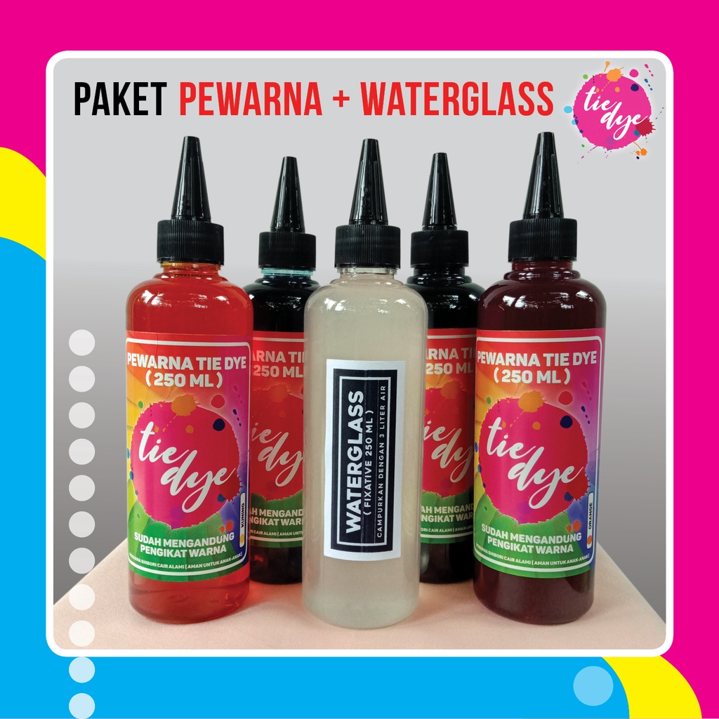 Pewarna Tie Dye Paket Waterglass