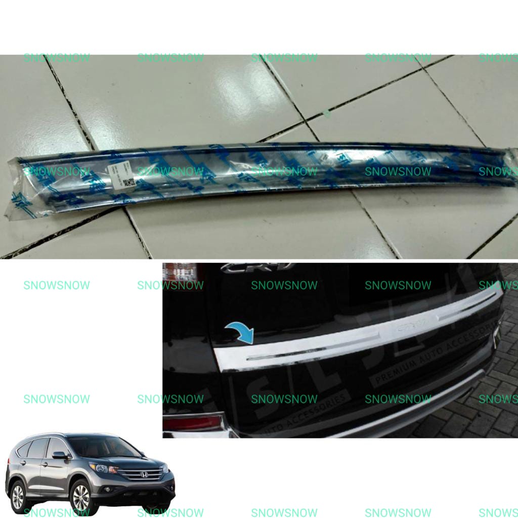 List Pintu Belakang Grand All New CRV 2013 2016 Emboss Chrome