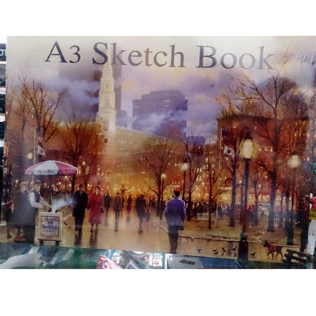 

Sketch book / drawing book / buku gambar A3 - 30 lbr