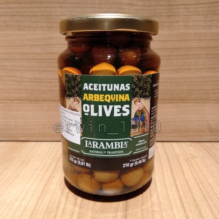 

la rambla arbequina olive 370gr | buah kaleng