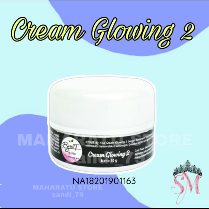 CREAM GLOWING 2/CREAM WAJAH BPOM/cream pemutih wajah glowing bpom/krim pemutih wajah/krim glowing