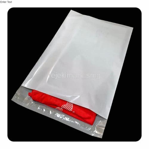 

Plastik packing polymailer 30 x 37 Warna Putih Isi 100 pcs