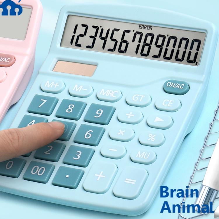 

[KODE PRODUK GVA0T5850] Brain Simple Calculator - Solar Powered Calculator - Kalkulator Solar - Kalkulator Simpel