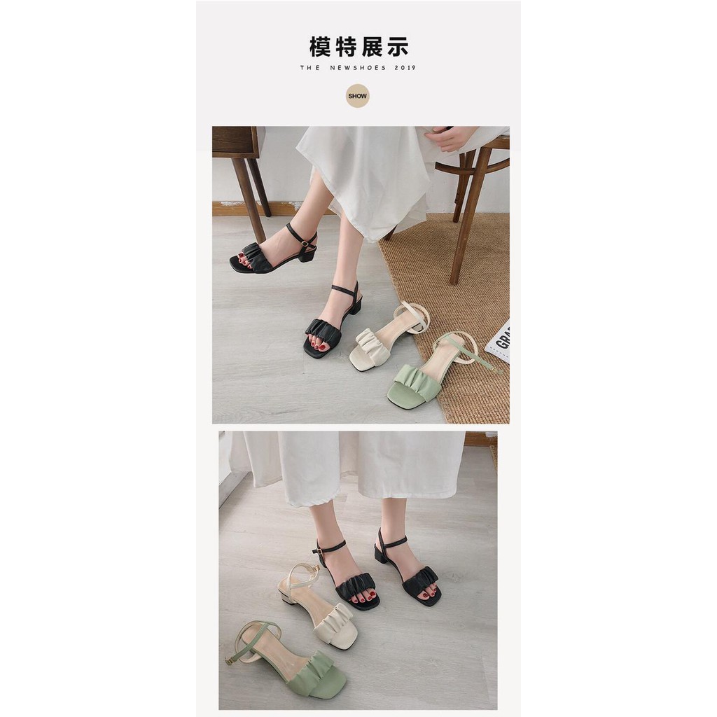 (LOLI-JKT)SD-H58 SANDAL DEWASA CEWEK IMPORT HEEL PREMIUM 35-39