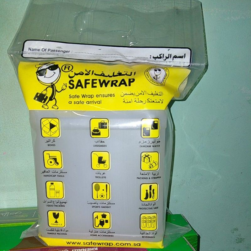 

air zam zam 1 liter asli arab saudi safewrap