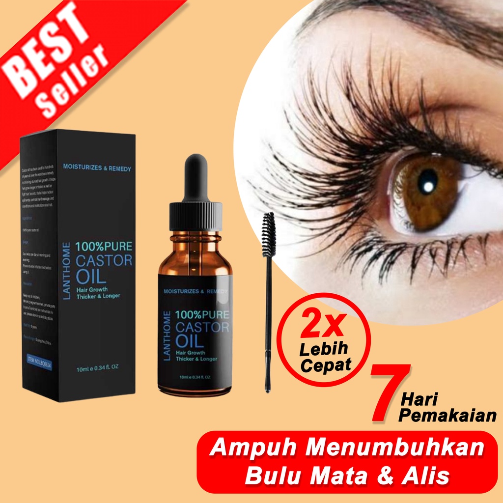 Lanthome Eyelash &amp; Eyebrow Growth Serum Penumbuh Bulu Mata dan Alis Pemanjang Bulu Mata Serum Alis Pelentik Bulu Mata