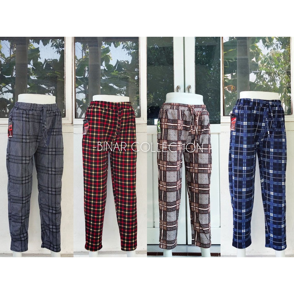 Celana panjang motif/ leging pensil / legging wanita allsize fit XXL / 3L Jumbo harian santai murah