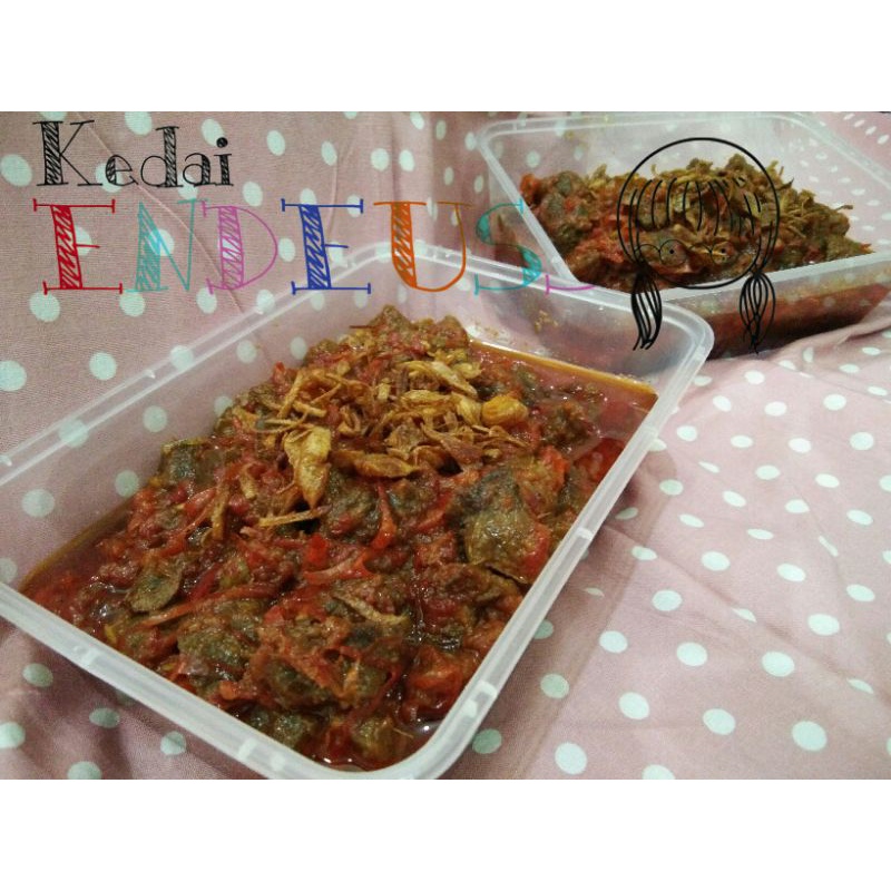 

(DIET KETO) Sambal Goreng Daging/Ati Cirebon 500gr
