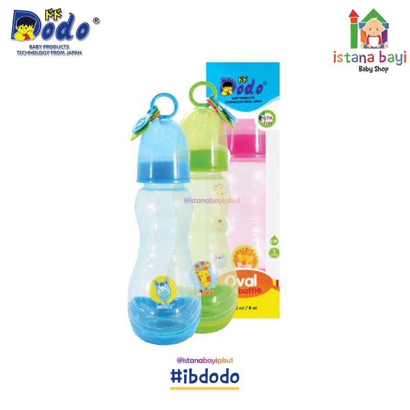 Dodo Botol PP Oval - Botol Susu