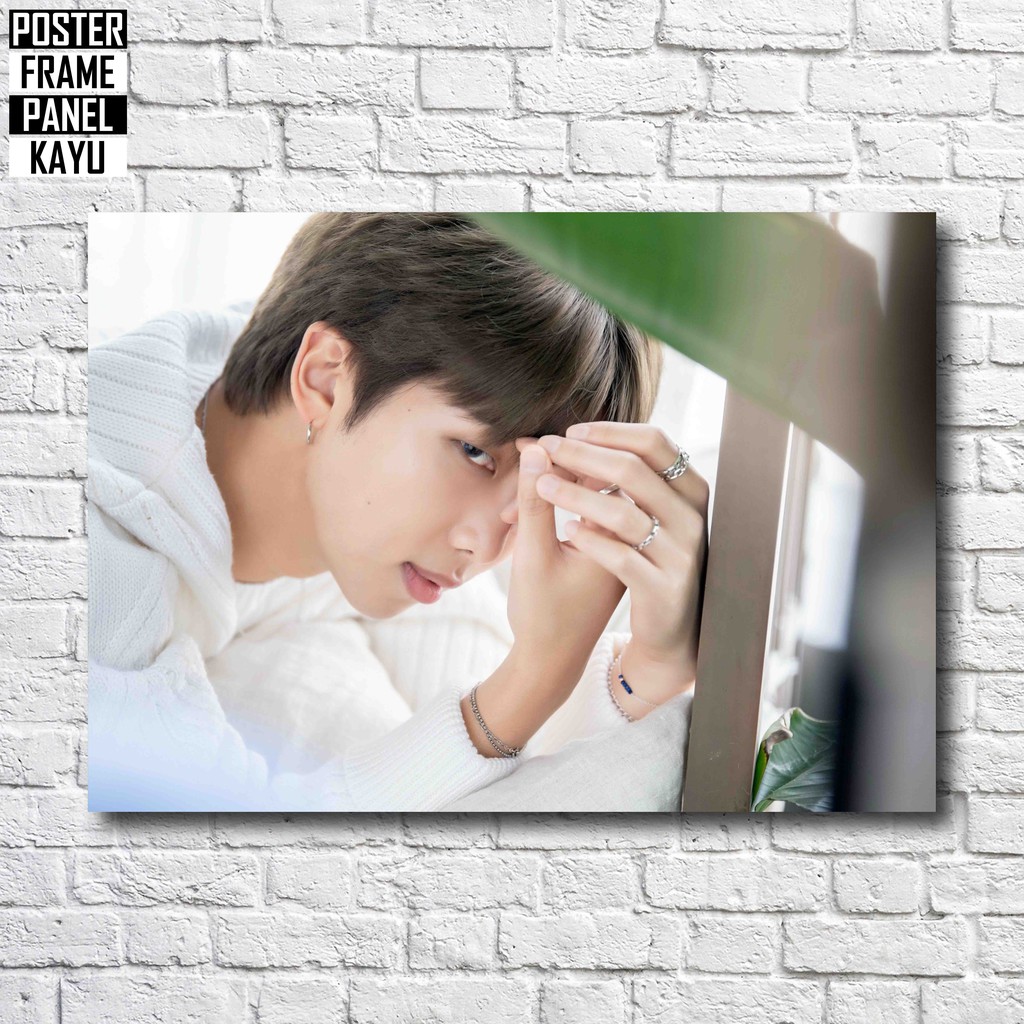 Poster BTS RM DICON Frame Kayu Solid A4 RM140