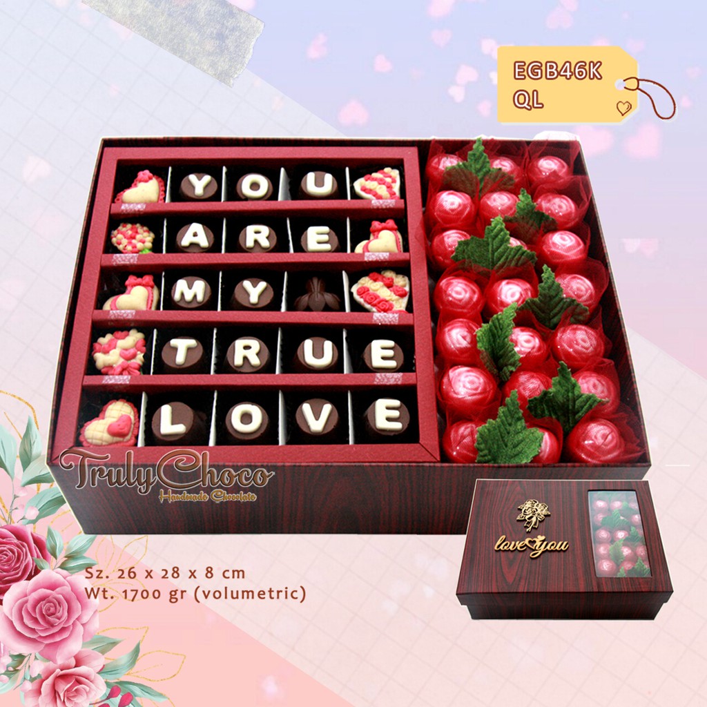 

Trulychoco - Kado Coklat Cinta dan Mawar Cokelat