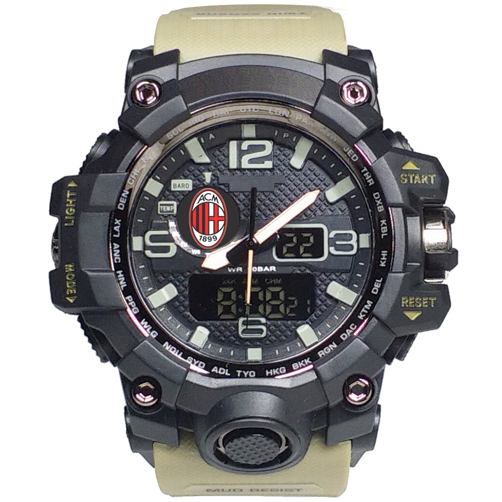 (Istimewa Bossque) Jam MILAN Double Time Tali Cream (Exclusive)